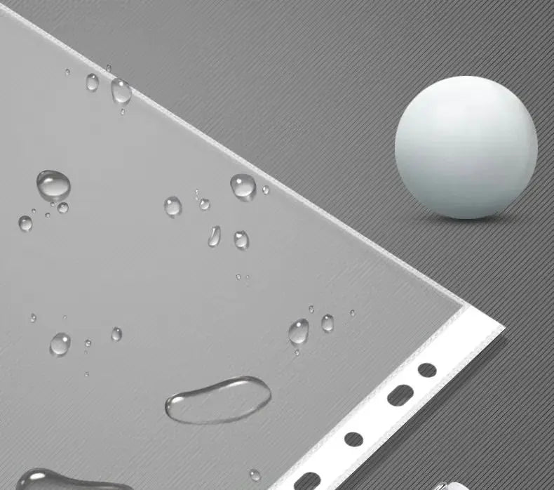 Lot de 100 Pochettes Plastiques A4 – 11 Trous Standard - BLACKBEARD OUTDOOR INDUSTRIES