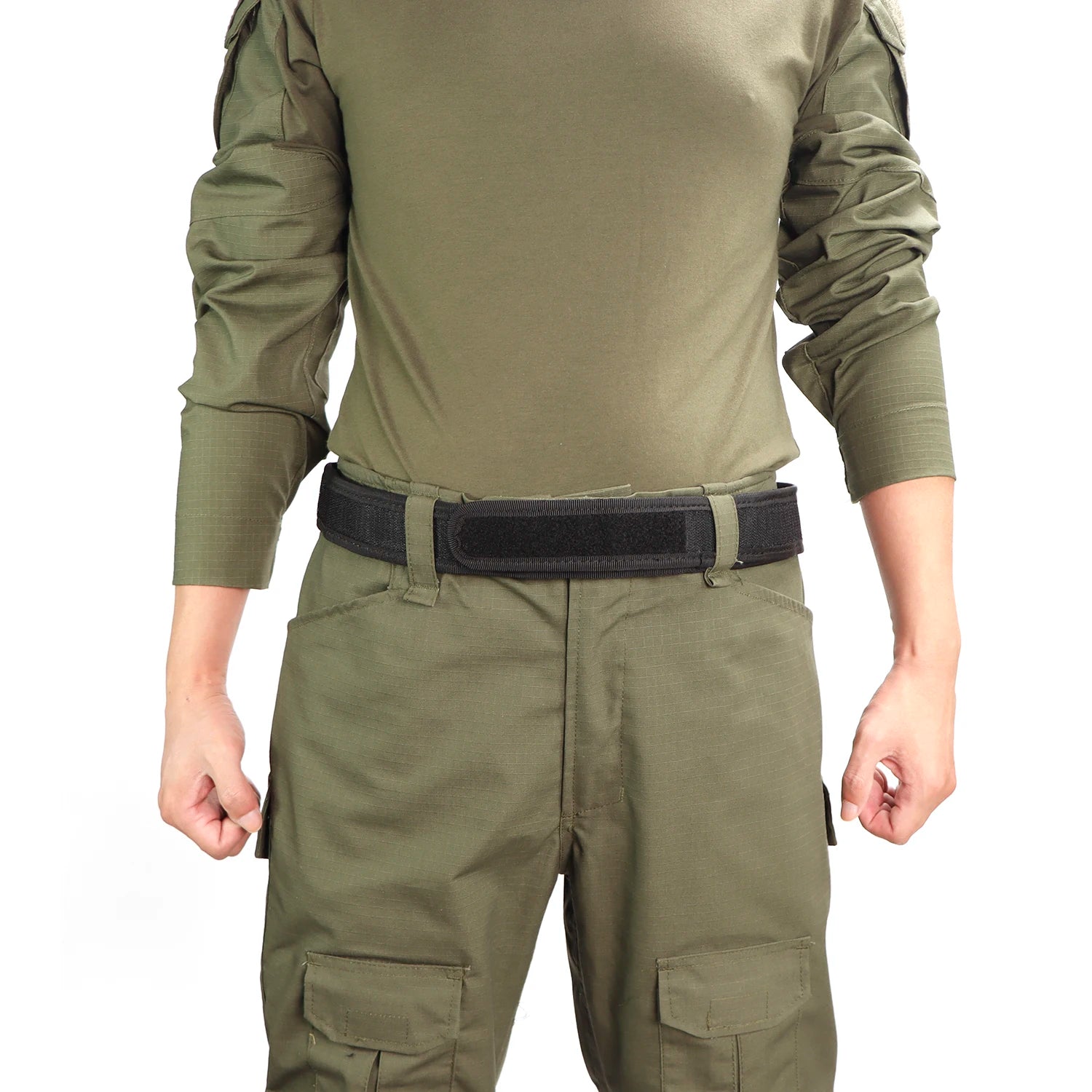 Ceinturon Tactique LOOP – Nylon Haute Qualité avec Boucle Métal, Multicam, Noir, Kaki Ma boutique