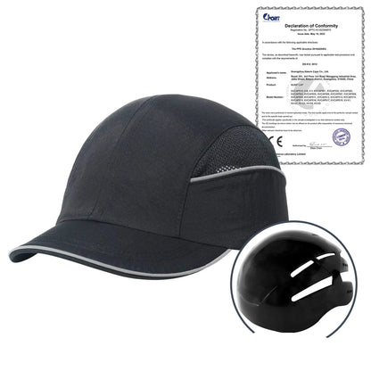 Casquette de Sécurité Baseball EN812 – Protection Antistatique FR/ESD, Légère, pour Électriciens et Travailleurs Industriels