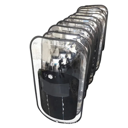 Bouclier de protection anti-émeute transparent en polycarbonate