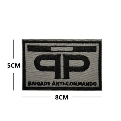 Patches Brodés Forces Spéciales Françaises – BRI · RAID · PP – Hook & Loop Tactique