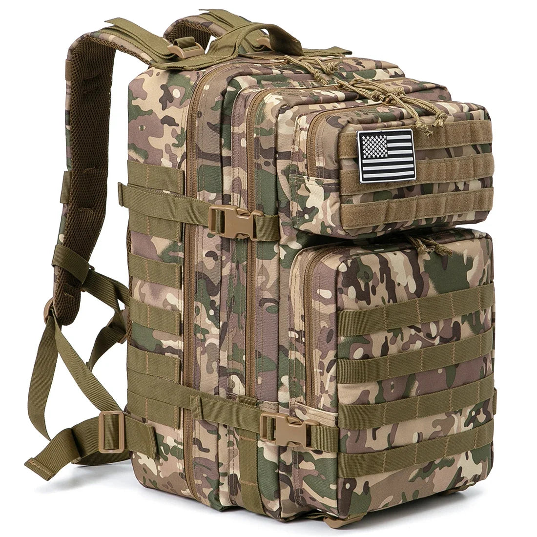 Sac à Dos Tactique 45L MOLLE – Randonnée, Trekking & Camping