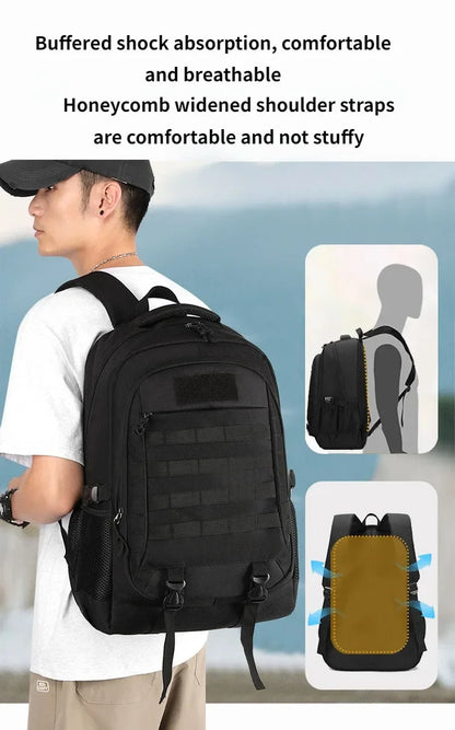 Sac à Dos de Voyage et Camping pour Homme – Grande Capacité, Nylon Résistant, Idéal Randonnée, Chasse et Trekking - BLACKBEARD OUTDOOR INDUSTRIES