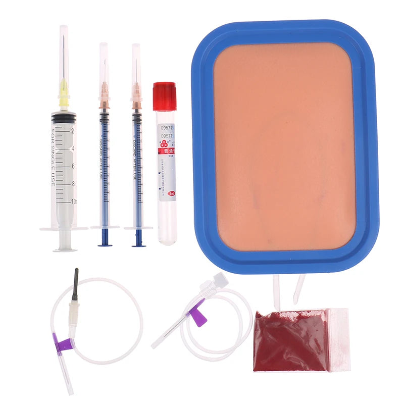 Modèle d’Entraînement à la Ponction Veineuse et Injection IV pour Infirmières – Silicone avec Retour de Sang Ma boutique