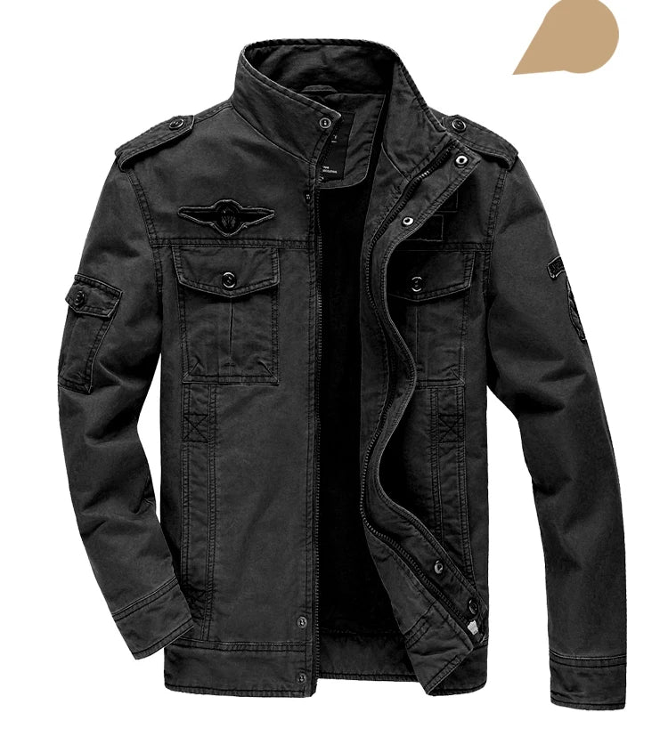 Veste Militaire Homme Air Force One | Coupe Printemps & Automne – Tailles M à 6XL - BLACKBEARD OUTDOOR INDUSTRIES