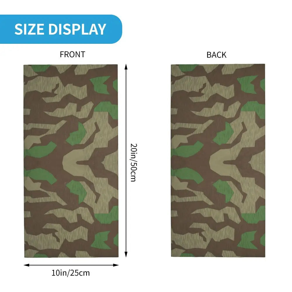 Tiger Stripe Camo – Bandeau Tour de Cou Hiver Multifonction pour Hommes et Femmes | Parfait pour Randonnée, Cyclisme, Sports Outdoor et Usage Quotidien - BLACKBEARD OUTDOOR INDUSTRIES