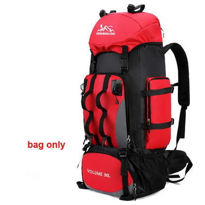 Sac à Dos de Randonnée Étanche 90L – Grand Volume pour Camping, Trekking, Voyage - BLACKBEARD OUTDOOR INDUSTRIES