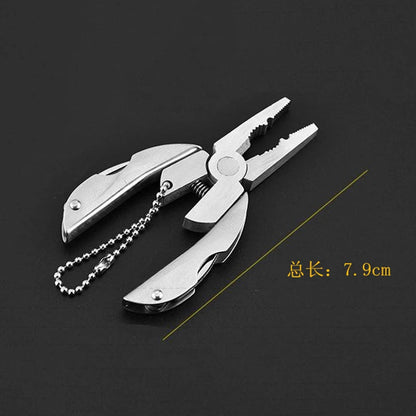 Outdoor Mini Folding Muilti-functional Plier Clamp Keychain Outdoor Hiking Tool Pocket Multitools Knife BLACKBEARD OUTDOOR INDUSTRIES