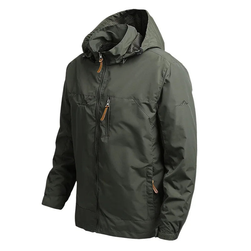 Coupe-Vent Tactique Homme Imperméable — Capuche, Léger, Style Militaire | M à 5XL - BLACKBEARD OUTDOOR INDUSTRIES