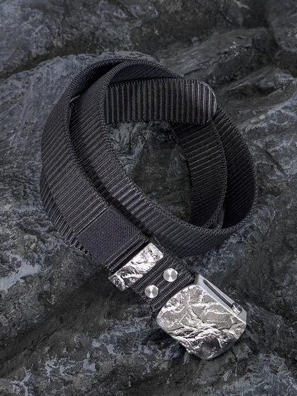 Ceinture Tactique en Nylon avec Boucle Automatique en Titane Pur (35/38 mm) Ma boutique
