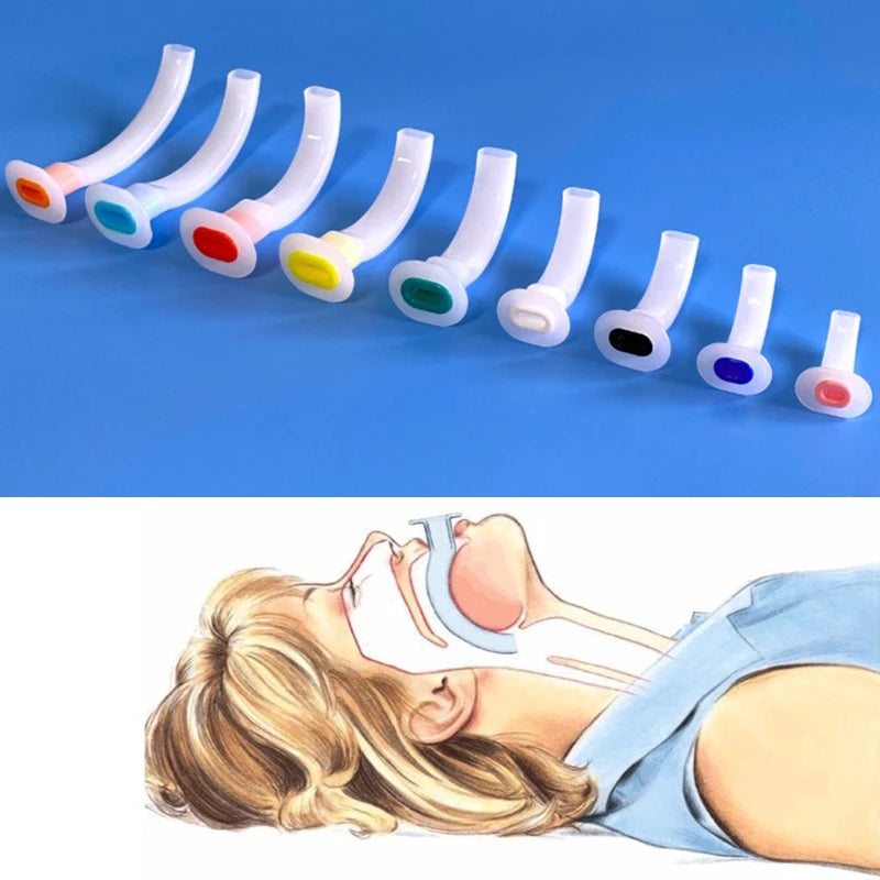 Pack de 9 Tubes Oro-pharyngés Jetables Guedel – Couleur Blanche – Guide Premiers Secours Ma boutique
