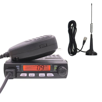 Radio CB ANYSECU CB-40M – Mini Émetteur-Récepteur 8W AM/FM, Bande 27 MHz, IP55