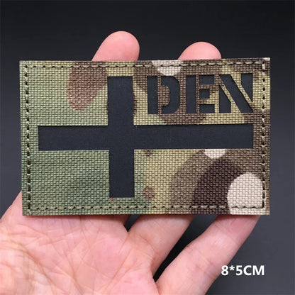 Patches Drapeaux Nationaux 3D Multicam – Réfléchissant IR, Découpe Laser, Hook & Loop | Tactique, Airsoft, DIY | 45+ Pays - BLACKBEARD OUTDOOR INDUSTRIES