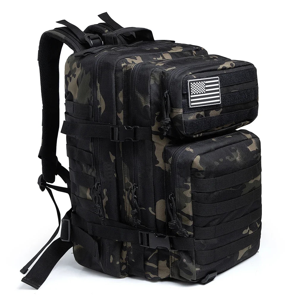 Sac à Dos Tactique 45L MOLLE – Randonnée, Trekking & Camping