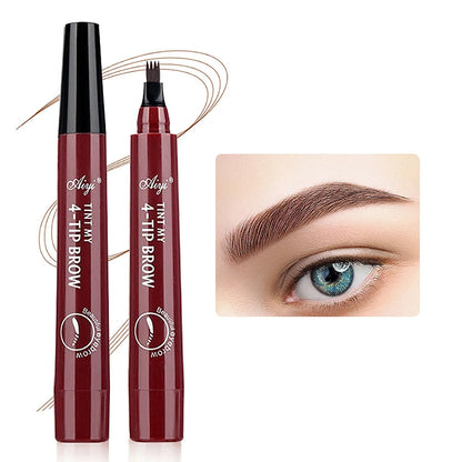 4 fork microblading eyebrow pencil waterproof eyebrow pencil natural long-lasting eyebrow makeup five colors BLACKBEARD OUTDOOR INDUSTRIES