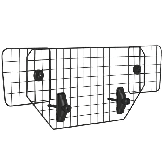 Barrière de Sécurité Auto pour Chien PawHut, Ajustable de 90 cm, Barrière de Protection Noire - BLACKBEARD OUTDOOR INDUSTRIES