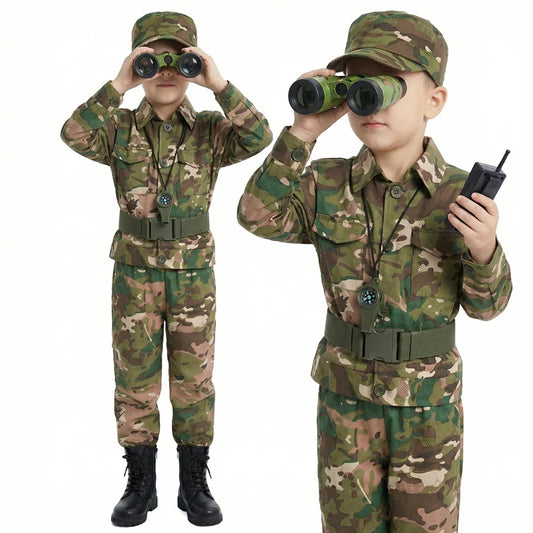 Costume Militaire Camouflage Enfant – Uniforme Soldat Garçon Fille 3-12 Ans - BLACKBEARD OUTDOOR INDUSTRIES