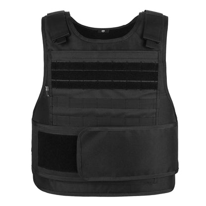 Gilet Porte-Plaques Tactique MOLLE - Airsoft, Chasse, Pêche