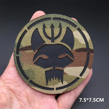 Patches Drapeaux Nationaux 3D Multicam – Réfléchissant IR, Découpe Laser, Hook & Loop | Tactique, Airsoft, DIY | 45+ Pays - BLACKBEARD OUTDOOR INDUSTRIES