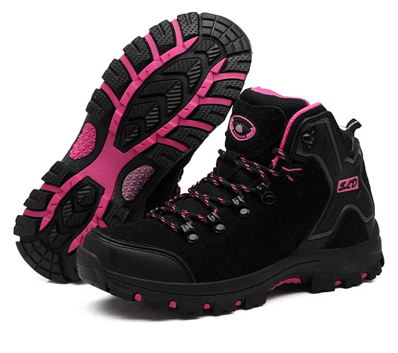 Bottes de Randonnée & de Travail Femme – Antidérapantes & Confortables – Style Neige – Modèle 2023 - BLACKBEARD OUTDOOR INDUSTRIES