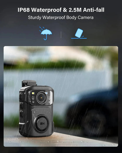 📸 Caméra Corporelle 4K BOBLOV B4K5 – Avec Audio, GPS & Vision Nocturne Ma boutique