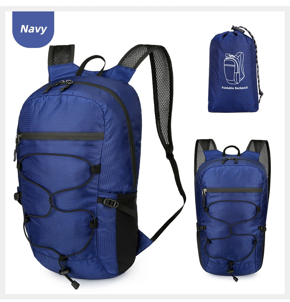 Sac à Dos Pliable Ultraléger – Sac à Dos Outdoor Polyvalent pour Randonnée, Escalade & Voyage - BLACKBEARD OUTDOOR INDUSTRIES