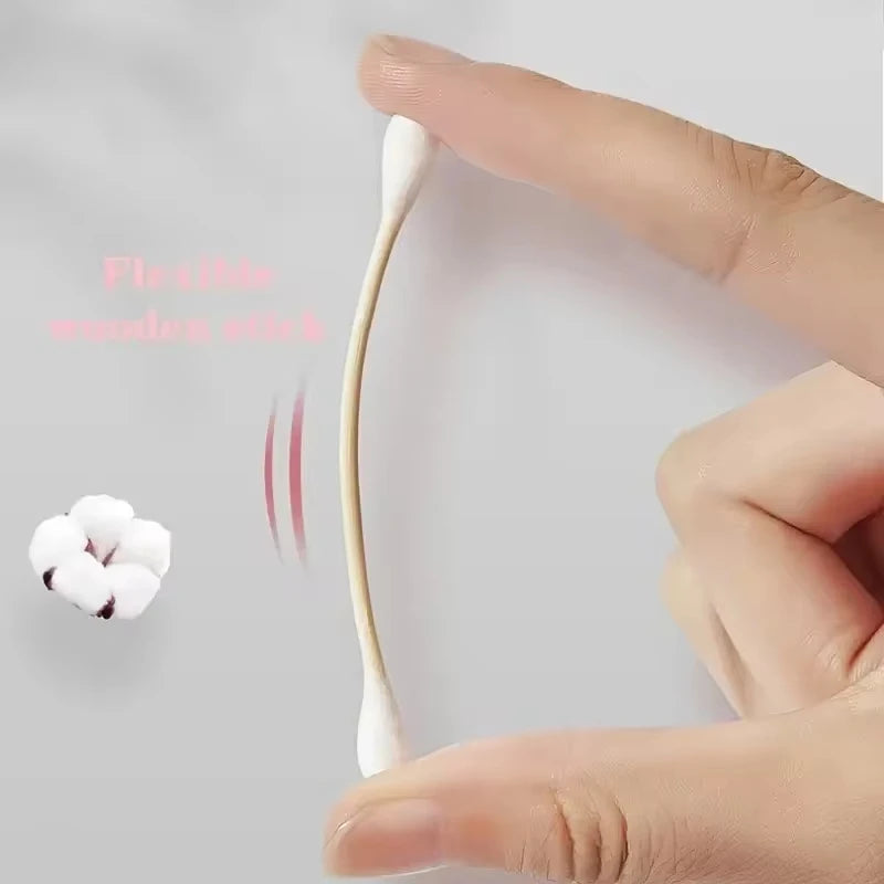 100 Coton-Tiges Individuellement Emballés – Double Embout – Hygiéniques, Jetables, Portables - BLACKBEARD OUTDOOR INDUSTRIES