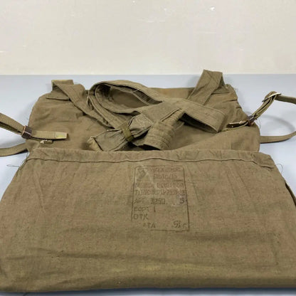 Sac à dos militaire soviétique vintage en toile