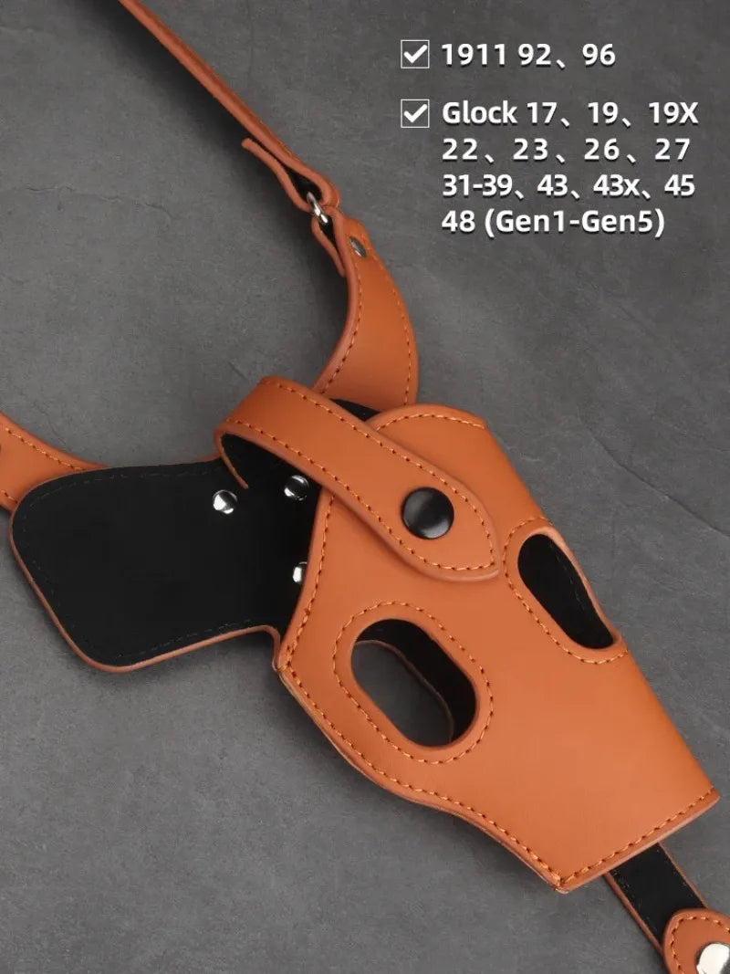 ERQYGRA Holster Tactique Double Épaule – Port Discret & Anti-Vol - BLACKBEARD OUTDOOR INDUSTRIES