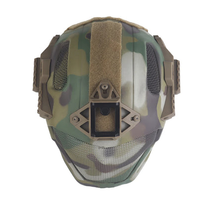 Casque tactique W23 HL-107 avec masque grillagé