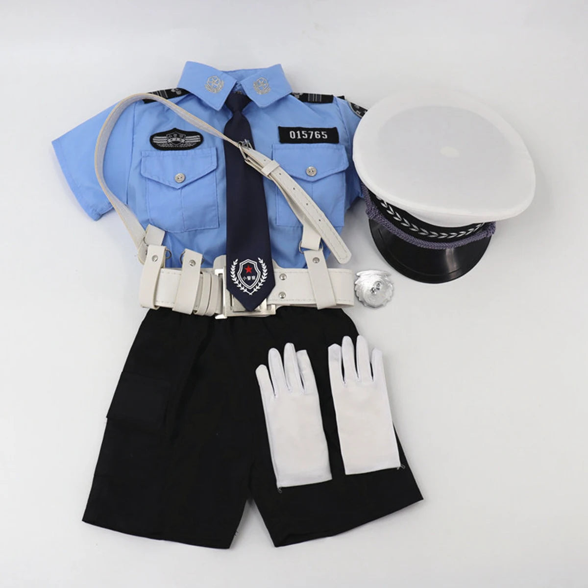 Ensemble Policier Enfant Été – Tenue Police Garçon Spectacle & Jeu de Rôle - BLACKBEARD OUTDOOR INDUSTRIES