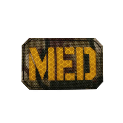 MEDIC Embroidered Patch IR Reflective Glow in Dark Tactical Military Patches Medical MED EMT PARAMEDIC Emblem PVC Rubber Badges - BLACKBEARD OUTDOOR INDUSTRIES