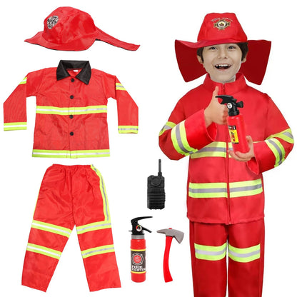 ensemble de déguisements pour enfants, Police, Pompiers, Ouvrier Ma boutique