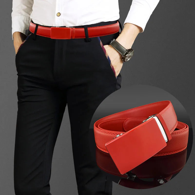ceinture en cuir de vachette uni Ma boutique