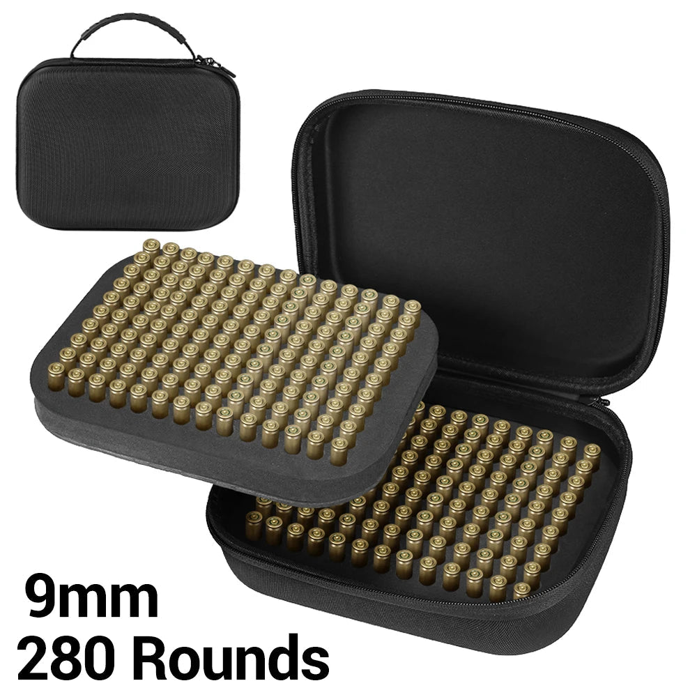 Boîte de Rangement pour Munitions .22LR / 9mm – Jusqu’à 468 Cartouches – Pochette Organiseur de Balles pour Pistolet et Fusil Ma boutique