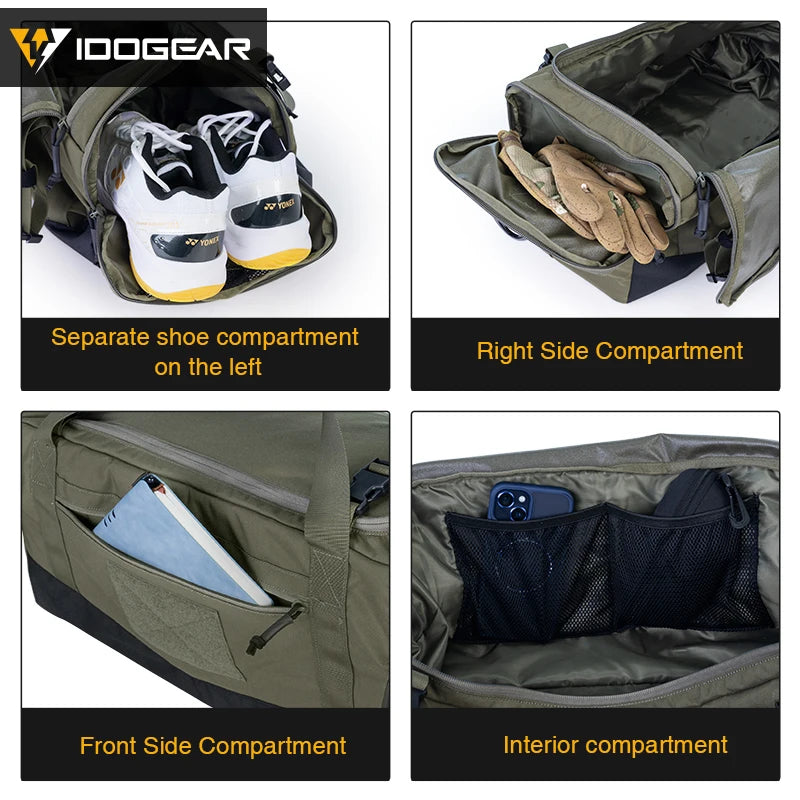 Sac tactique IDOGEAR 35117 33L transport équipement - BLACKBEARD OUTDOOR INDUSTRIES