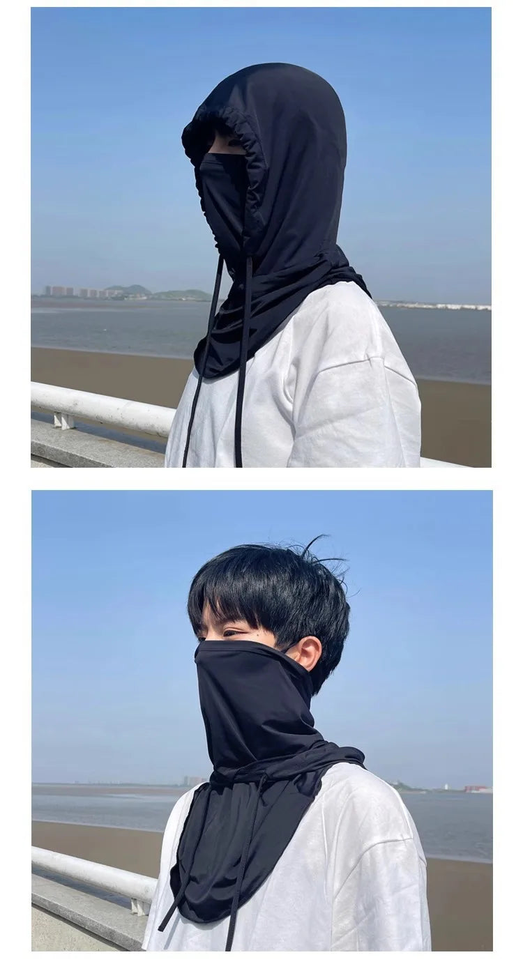 Balaclava Men Women Face Mask Sun/UV Protection Breathable Long Neck Covers Ma boutique