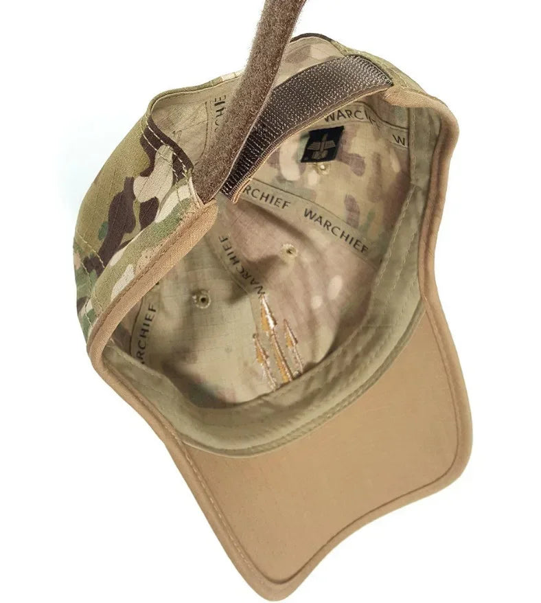 Casquette Tactique Warchief Poseidon – Camouflage Militaire – Ripstop Résistant – Unisexe – Outdoor 4 Saisons - BLACKBEARD OUTDOOR INDUSTRIES