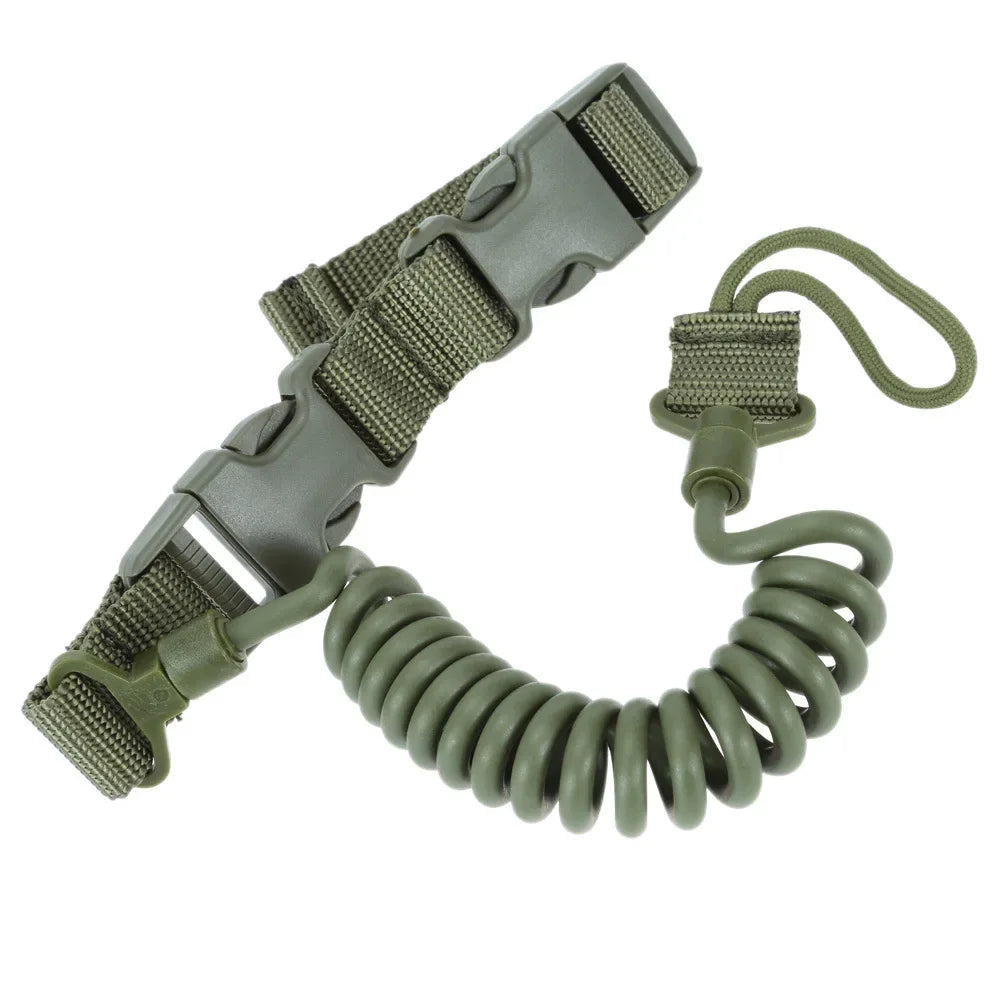 Lanière Tactique Militaire Multi-usage avec Ressort – Sangle de Pistolet Sécurisée et Sangle de Fusil, Accessoires pour Tir, Chasse et Shooting BLACKBEARD OUTDOOR INDUSTRIES