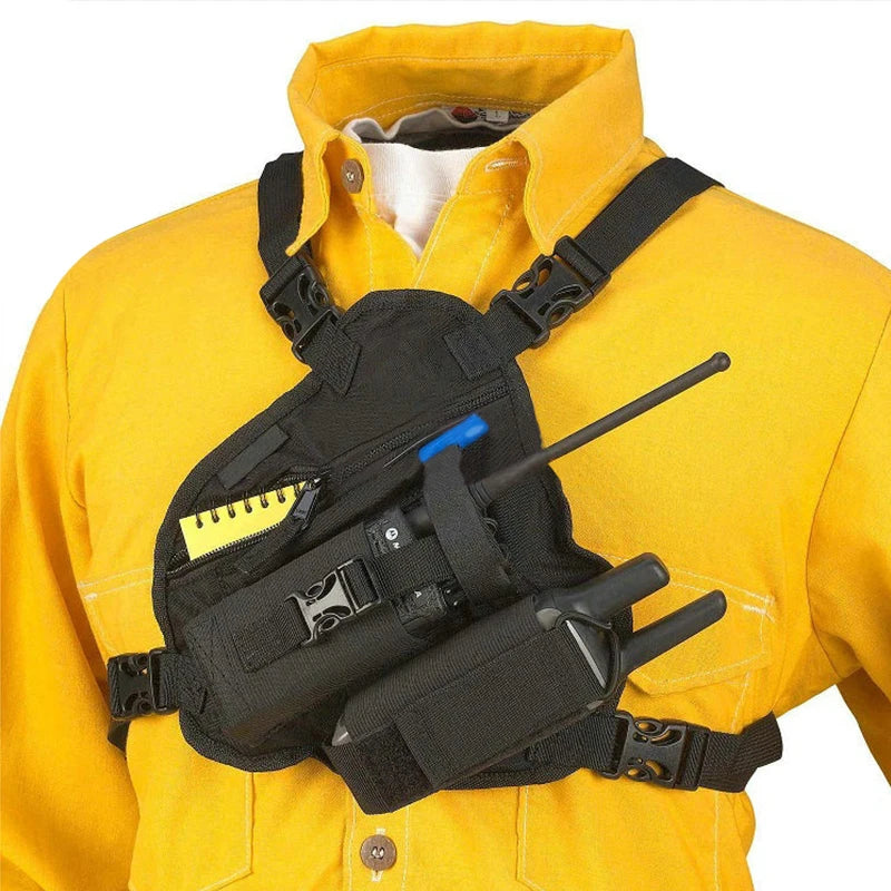Holster Poitrine Tactique Radio Baofeng – Compatible UV-5R UV-9R UV-10R UV-S9 | 8 Modèles - BLACKBEARD OUTDOOR INDUSTRIES
