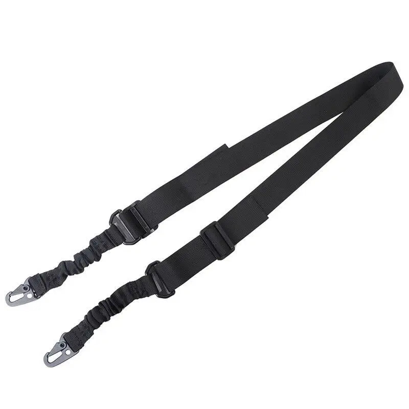 Sangle Fusil 2 Points en Nylon – Bretelle Tactique avec Boucle Métal | Chasse & Airsoft