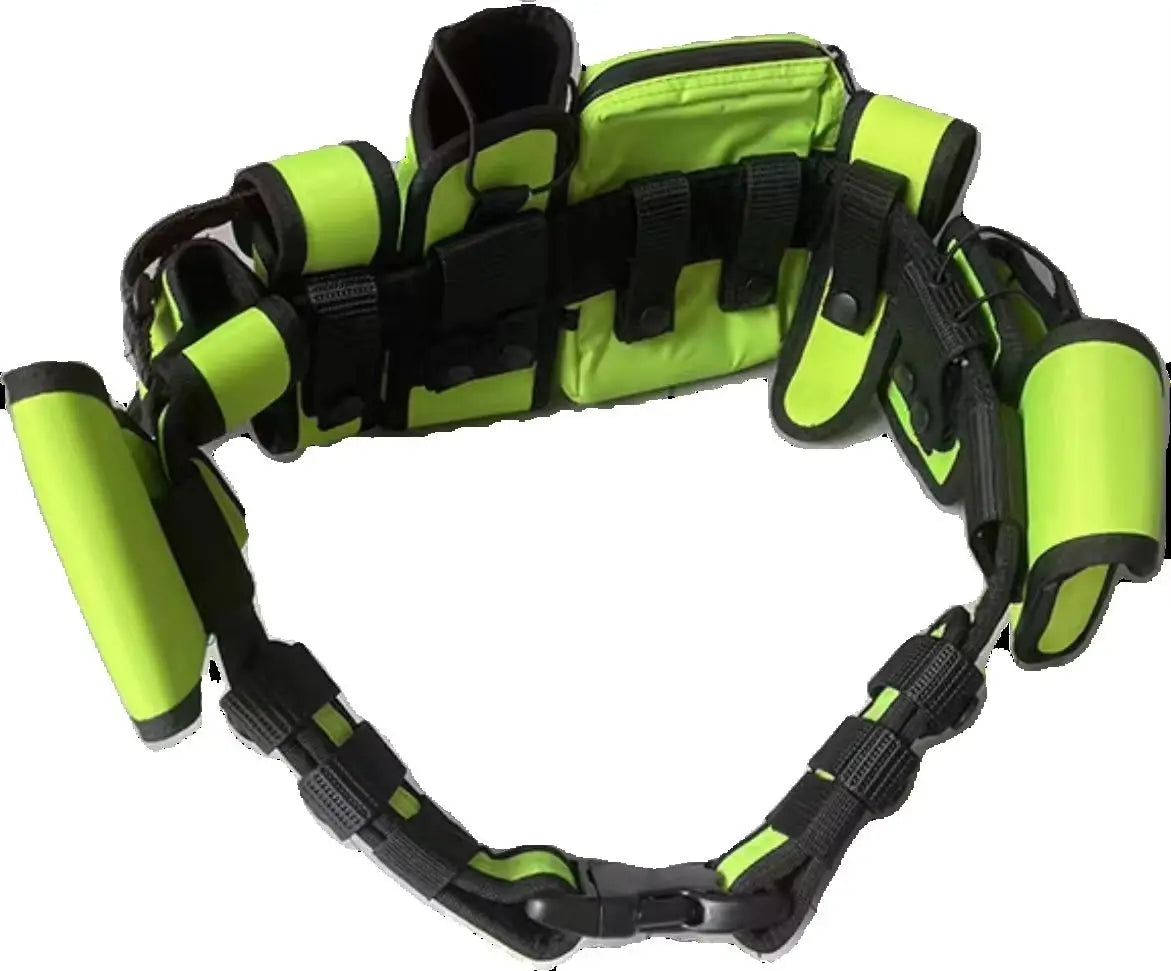Ceinturon tactique fluo avec sacoche multifonction