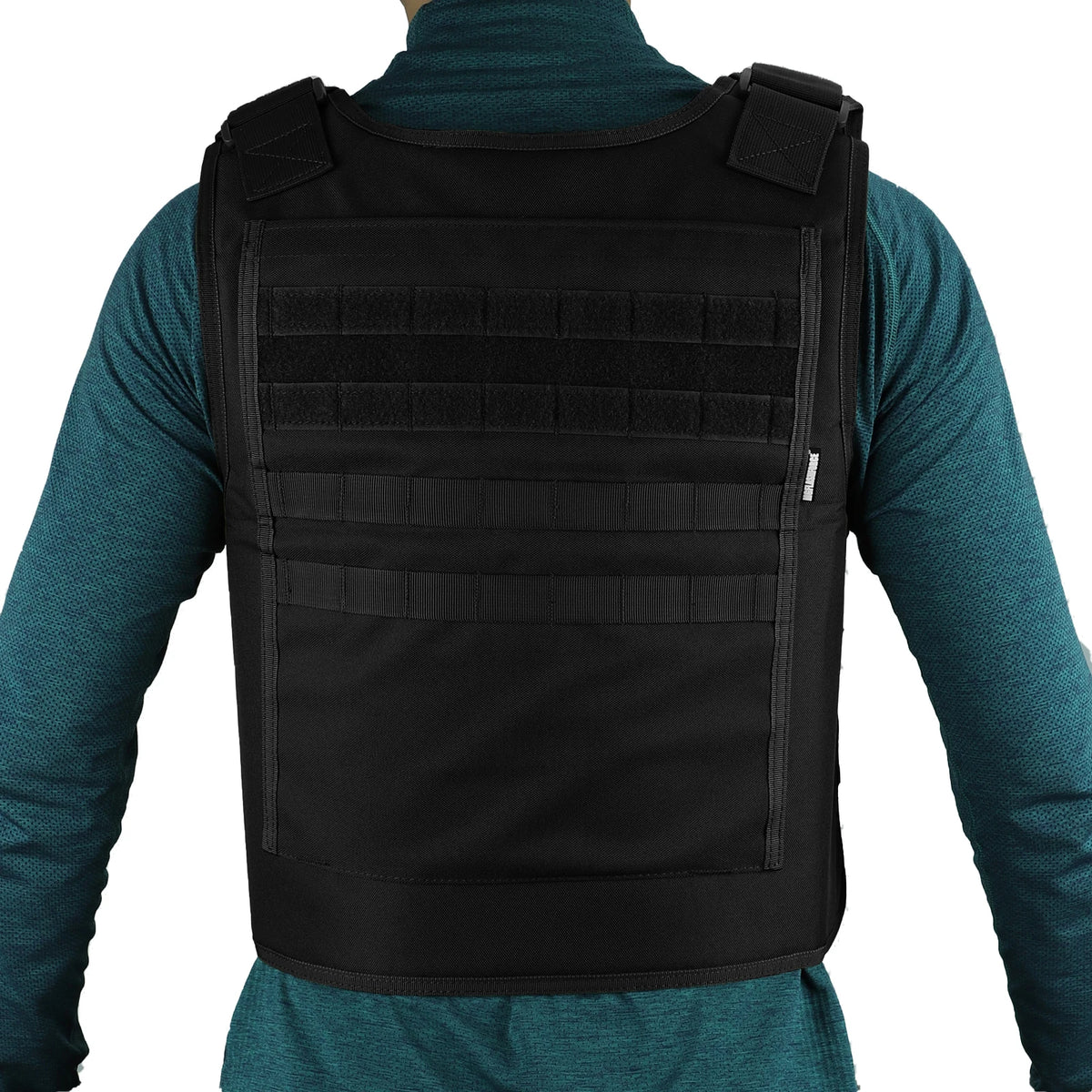 Gilet Porte-Plaques Tactique MOLLE - Airsoft, Chasse, Pêche