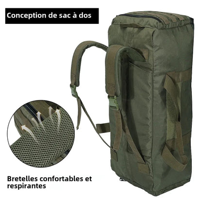 Sac à dos tactique 80L étanche – grand volume 3-en-1 MOLLE, sac de voyage/duffle | SINAIRSOFT - BLACKBEARD OUTDOOR INDUSTRIES