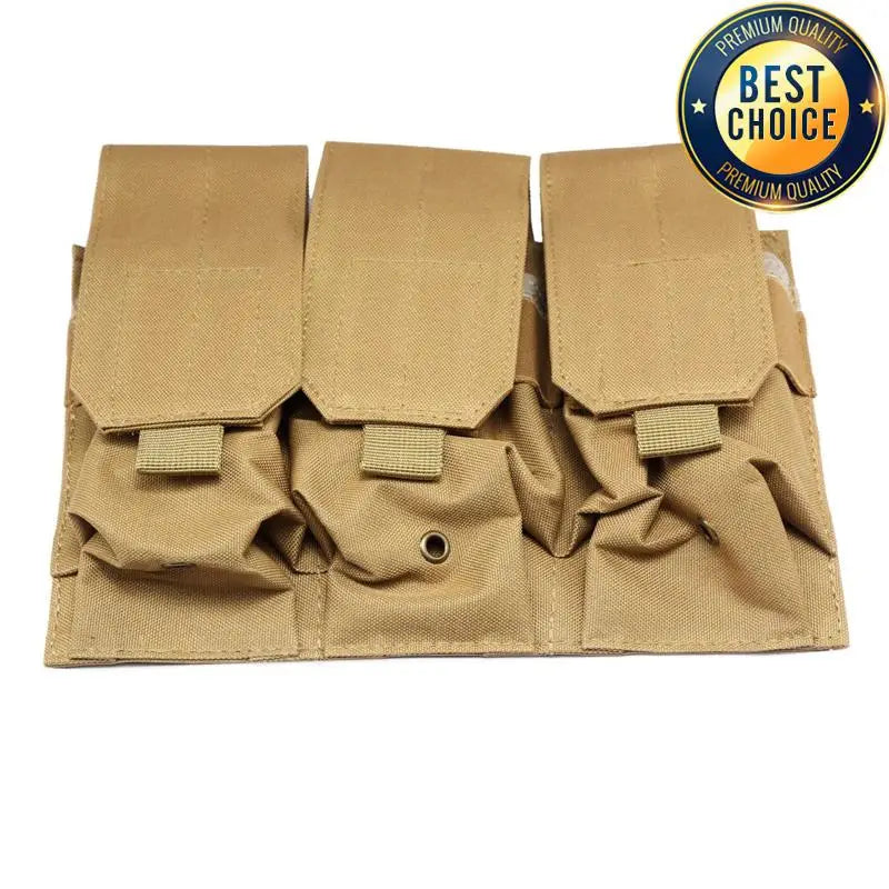 Tactical MOLLE 5.56mm Magazine Pouch – Double/Triple Mag Pouch pour M4, AR15, CS Rifle, Paintball & Chasse - BLACKBEARD OUTDOOR INDUSTRIES