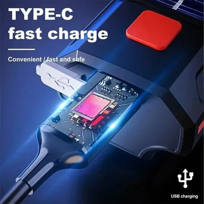 phare avant de vélo solaire a éclairage double faisceau avec avertisseur sonore Ma boutique