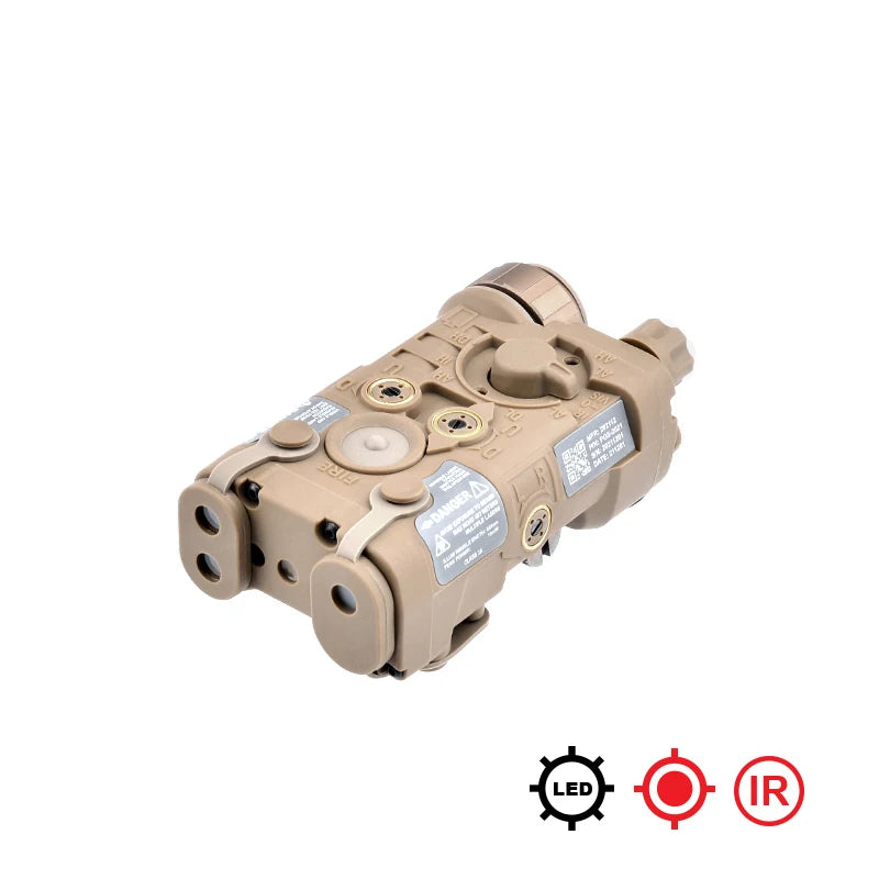 NGAL L3 – Boîtier Laser IR Rouge / Vert / Bleu + LED Blanche, Rail 20mm, Airsoft & Paintball