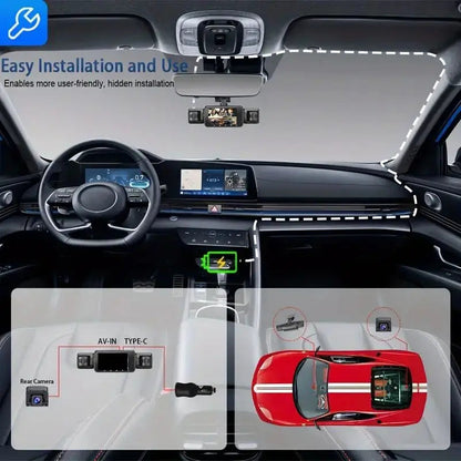 📷 Caméra Voiture 4 Canaux 1080P – GMAIPOP DVR avec Vision Nocturne, WiFi & Enregistrement 360° Ma boutique