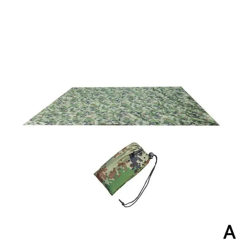 Tarp Camouflage Outdoor – Bâche Ultralégère Camping, Abri Soleil & Hamac Imperméable