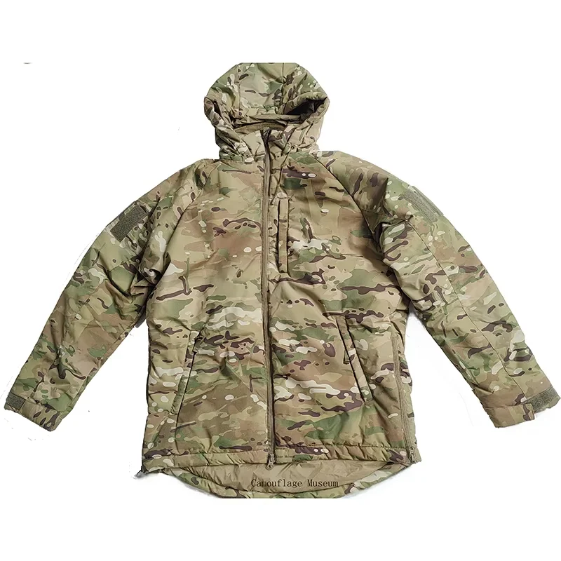 Tenue tactique grand froid camouflage multicam, veste et pantalon rembourrés